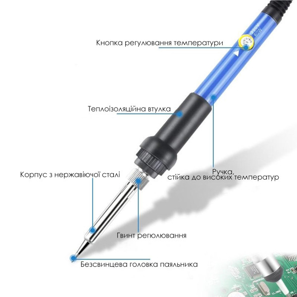 Фото - Паяльник INSPIRE 908-blue-20-EU