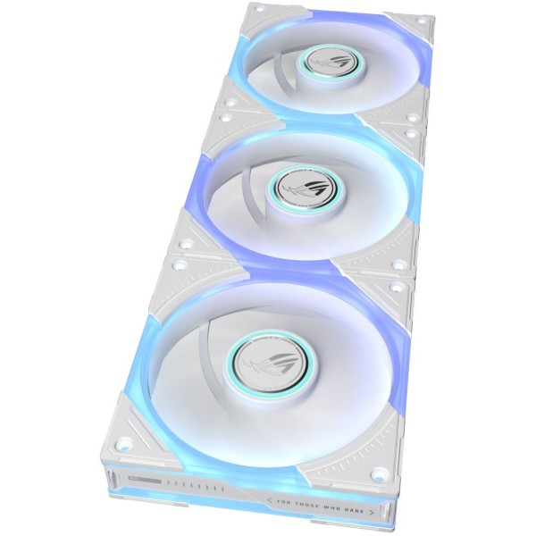 Фото - Корпусний вентилятор Asus ROG Eurux GR120 FAN ARGB White 3in1 (90DA00J3-B09020)