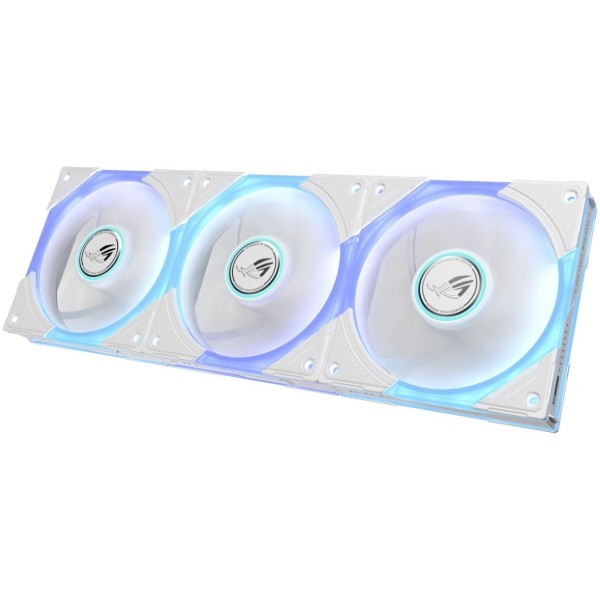 Фото - Корпусний вентилятор Asus ROG Eurux GR120 FAN ARGB White 3in1 (90DA00J3-B09020)