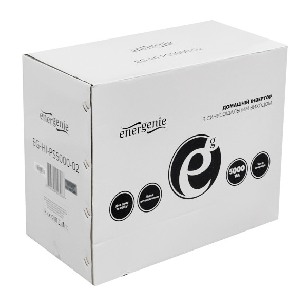 Фото - Джерело безперебійного живлення EnerGenie 5000VA (EG-HI-PS5000-02)