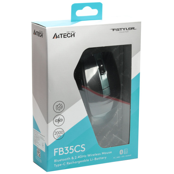 Фото - Мышь беспроводная A4tech FB35CS (Midnight Green)