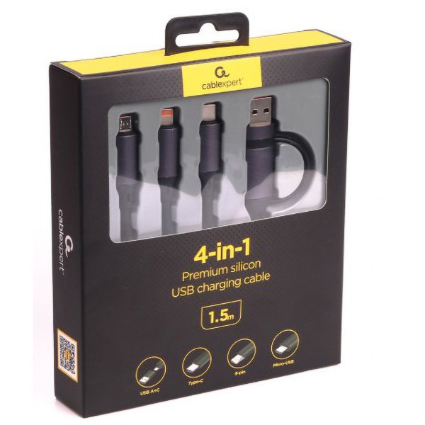 Фото - Кабель Cablexpert USB A/C/Lightning/Micro/Type-C 1.5m (CC-USB2S-ACM31-1.5M)
