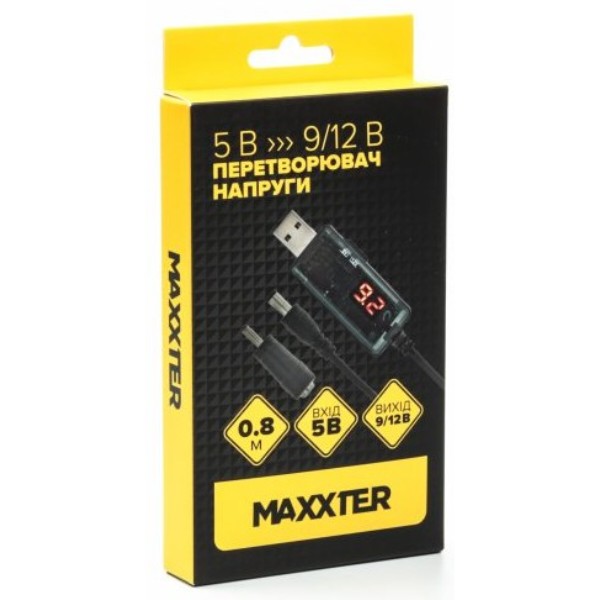 Фото - Кабель USB - DC Maxxter UB-DC9/12-0.8M