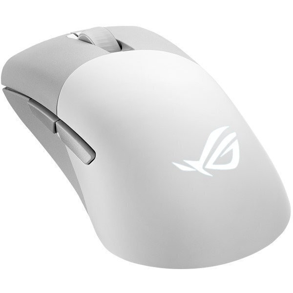 Фото - Миша бездротова ігрова Asus ROG Keris AimPoint RGB USB/WL/BT White (90MP02V0-BMUA10)