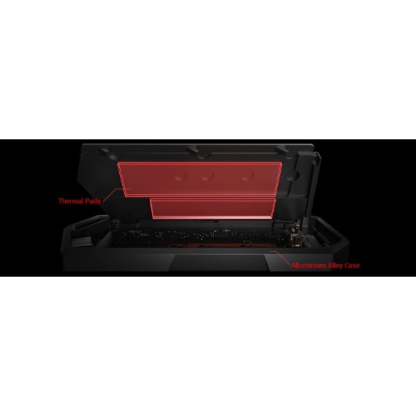 Фото - Внешний карман Asus ROG Strix Arion ESD-S1C/BLK/G/AS USB 3.2 Gen2 Type-C (90DD02H0-M09000)