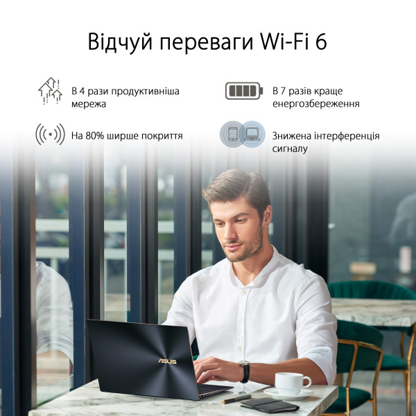 Фото - USB-адаптер мережі WiFi Asus USB-AX56 подовжувач-підставка