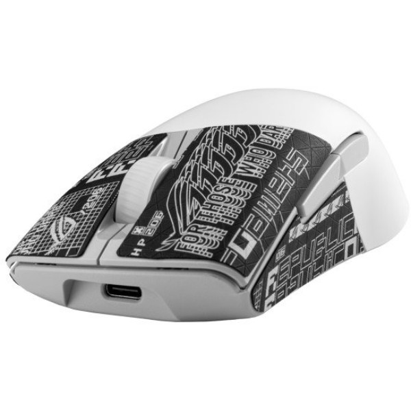 Фото - Миша бездротова ігрова Asus ROG Keris AimPoint RGB USB/WL/BT White (90MP02V0-BMUA10)