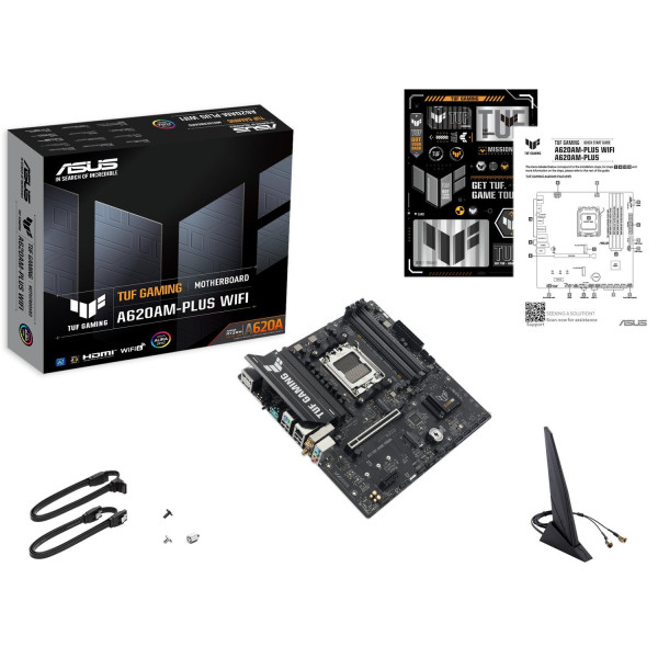 Фото - Материнська плата Asus TUF GAMING A620AM-PLUS WIFI DDR5