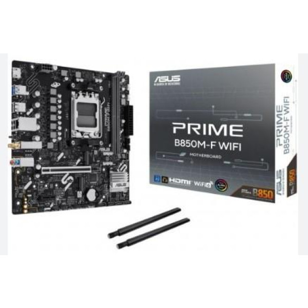 Фото - Материнська плата Asus PRIME B850M-F WIFI Фото - Материнська плата Asus PRIME B850M-F WIFI