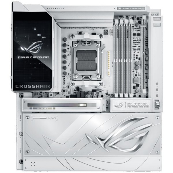 Фото - Материнская плата Asus ROG CROSSHAIR X870E GLACIAL 4xDDR5 White (90MB1NQ0-M0EAY0) Фото - Материнская плата Asus ROG CROSSHAIR X870E GLACIAL 4xDDR5 White (90MB1NQ0-M0EAY0)