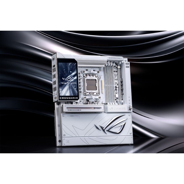 Фото - Материнская плата Asus ROG CROSSHAIR X870E GLACIAL 4xDDR5 White (90MB1NQ0-M0EAY0)