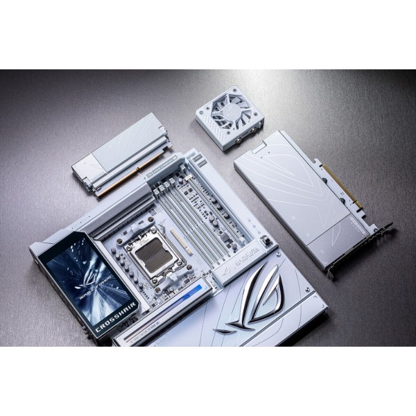 Фото - Материнская плата Asus ROG CROSSHAIR X870E GLACIAL 4xDDR5 White (90MB1NQ0-M0EAY0)
