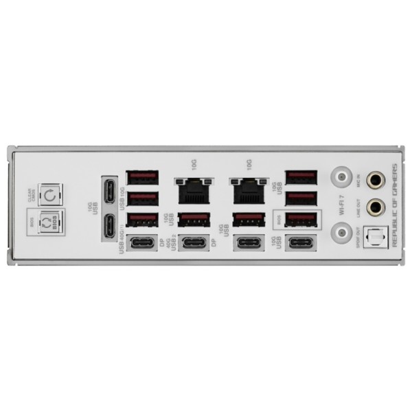 Фото - Материнская плата Asus ROG CROSSHAIR X870E GLACIAL 4xDDR5 White (90MB1NQ0-M0EAY0)