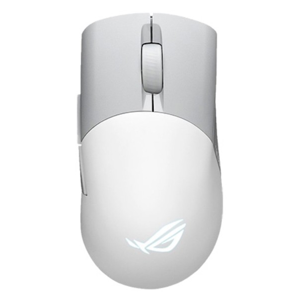 Фото - Миша бездротова ігрова Asus ROG Keris AimPoint RGB USB/WL/BT White (90MP02V0-BMUA10) Фото - Миша бездротова ігрова Asus ROG Keris AimPoint RGB USB/WL/BT White (90MP02V0-BMUA10)