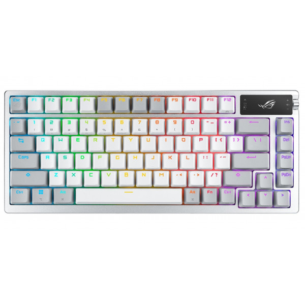 Фото - Клавиатура беспроводная игровая Asus ROG Azoth 81key White Фото - Клавиатура беспроводная игровая Asus ROG Azoth 81key White