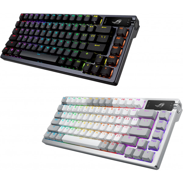 Фото - Клавиатура беспроводная игровая Asus ROG Azoth 81key White