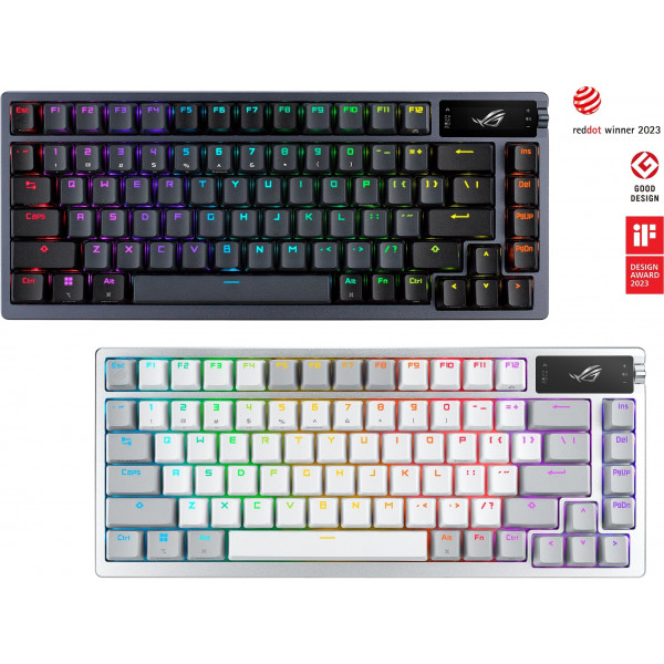 Фото - Клавиатура беспроводная игровая Asus ROG Azoth 81key White