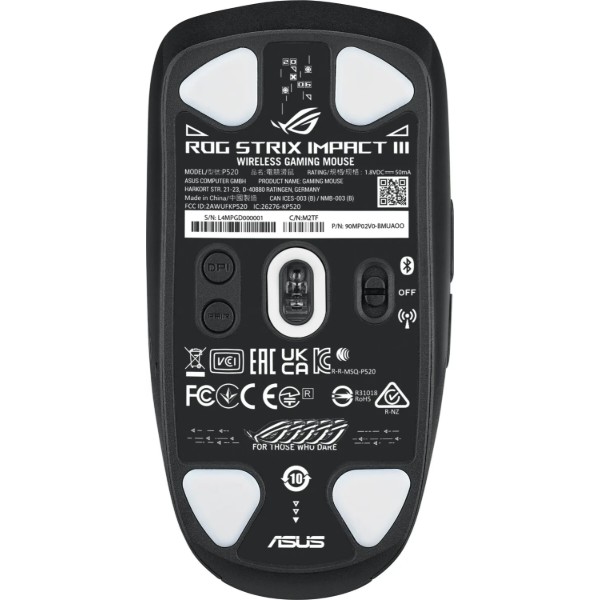 Фото - Мышь беспроводная игровая Asus ROG Strix Impact III Wireless Black (90MP03D0-BMUA00)