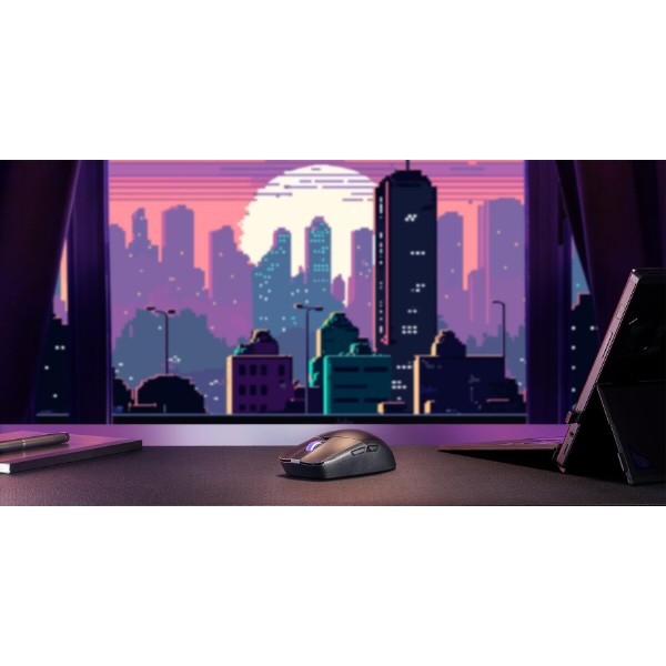 Фото - Мышь беспроводная игровая Asus ROG Strix Impact III Wireless Black (90MP03D0-BMUA00)