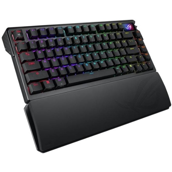 Фото - Клавіатура бездротова ігрова Asus ROG Azoth Extreme NX Snow Eng Wireless/Bluetooth/USB Black (90MP03MA-BKUA01)