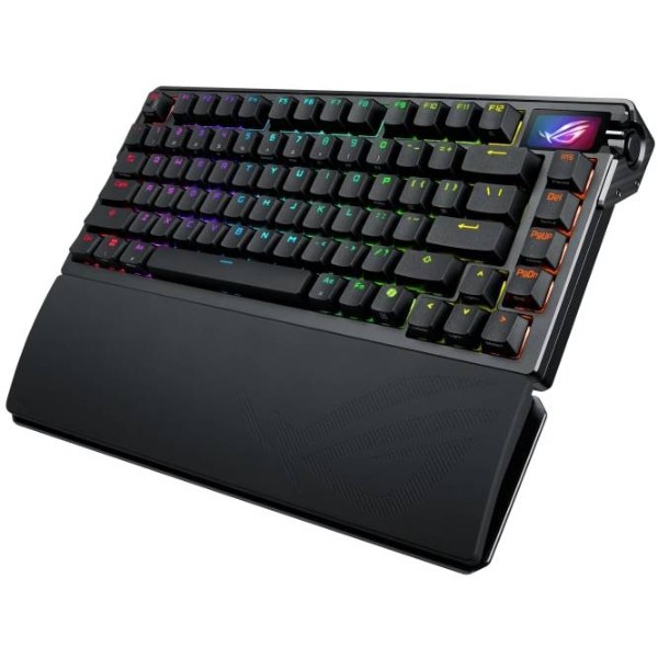 Фото - Клавіатура бездротова ігрова Asus ROG Azoth Extreme NX Snow Eng Wireless/Bluetooth/USB Black (90MP03MA-BKUA01)
