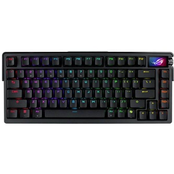 Фото - Клавіатура бездротова ігрова Asus ROG Azoth Extreme NX Snow Eng Wireless/Bluetooth/USB Black (90MP03MA-BKUA01)