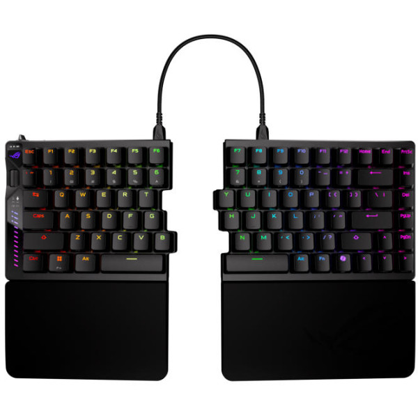 Фото - Клавиатура беспроводная игровая Asus ROG Falcata split 83key Magnetic Switch USB-A/WL/BT EN RGB Black Фото - Клавиатура беспроводная игровая Asus ROG Falcata split 83key Magnetic Switch USB-A/WL/BT EN RGB Black