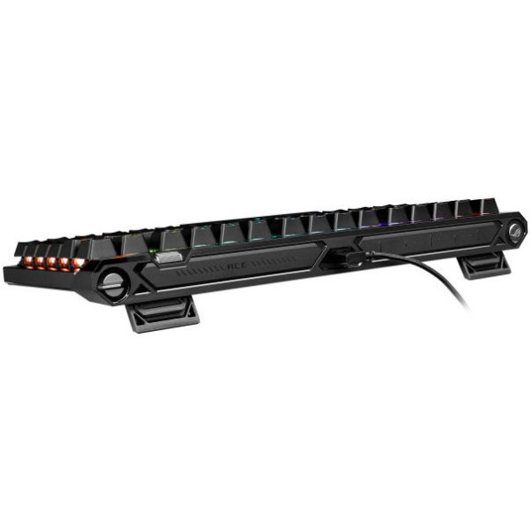 Фото - Клавіатура дротова ігрова Asus ROG Falchion Ace 75 HE, 83key, HFX  V2 Magnetic Switches, USB-A, EN, RGB Black (90MP047H-BKUA20)
