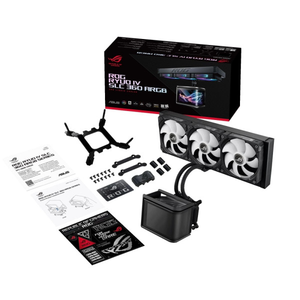 Фото - Водяна система охолодження Asus ROG Ryuo IV SLC 360 ARGB (90RC0151-B0EAY0)