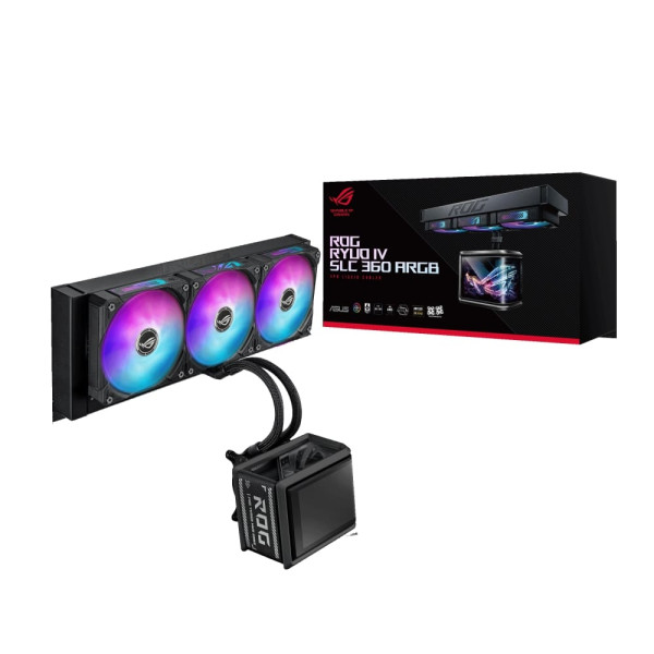 Фото - Водяна система охолодження Asus ROG Ryuo IV SLC 360 ARGB (90RC0151-B0EAY0)