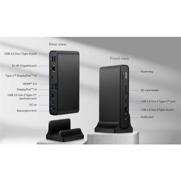 Фото - Хаб USB Asus Triple Display USB-C Dock (DC300)
