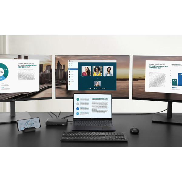 Фото - Хаб USB Asus Triple Display USB-C Dock (DC300)