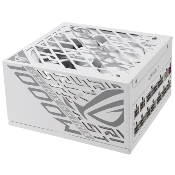 Фото - Блок живлення для ПК Asus ROG STRIX 1000W Platinum White Edition (90YE00W4-B0NA00)