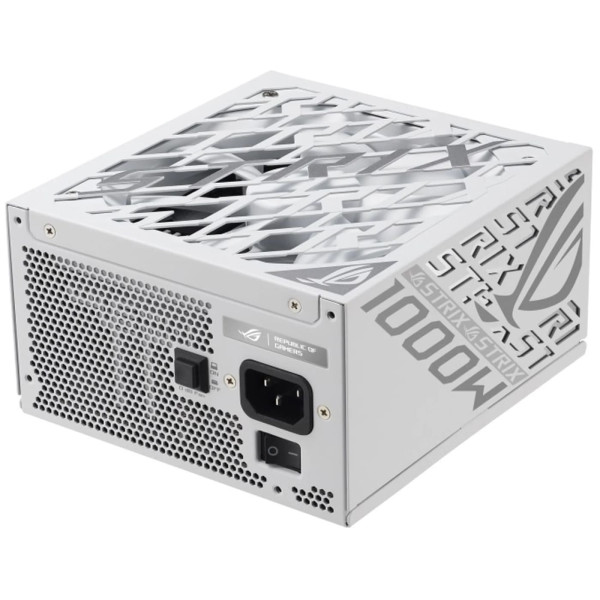 Фото - Блок живлення для ПК Asus ROG STRIX 1000W Platinum White Edition (90YE00W4-B0NA00)