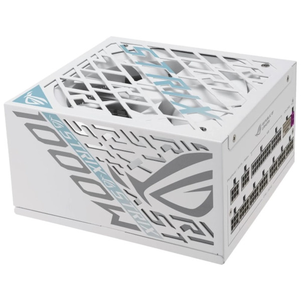 Фото - Блок живлення для ПК Asus ROG STRIX 1000W Platinum White Edition (90YE00W4-B0NA00)