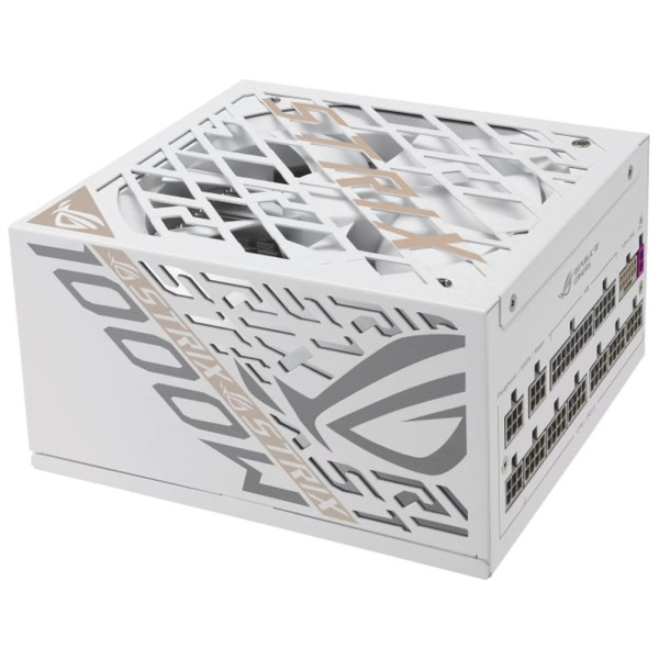 Фото - Блок живлення для ПК Asus ROG STRIX 1000W Platinum White Edition (90YE00W4-B0NA00)