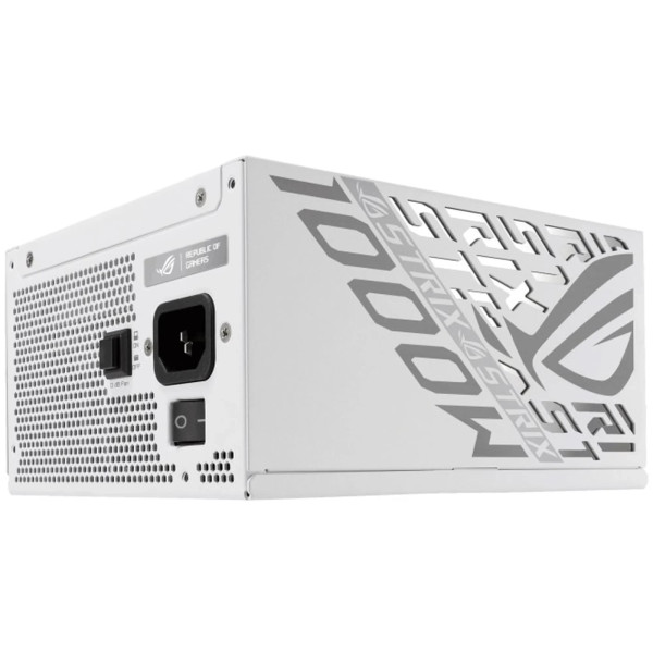 Фото - Блок живлення для ПК Asus ROG STRIX 1000W Platinum White Edition (90YE00W4-B0NA00)
