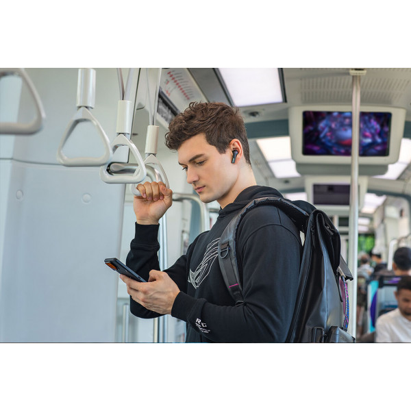 Фото - Навушники вкладиші бездротові TWS Asus ROG Cetra True Wireless SpeedNova Black