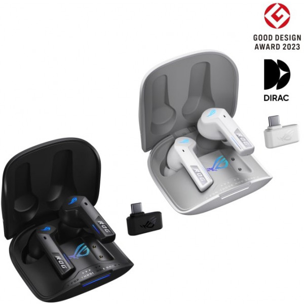 Фото - Навушники вкладиші бездротові TWS Asus ROG Cetra True Wireless SpeedNova Black