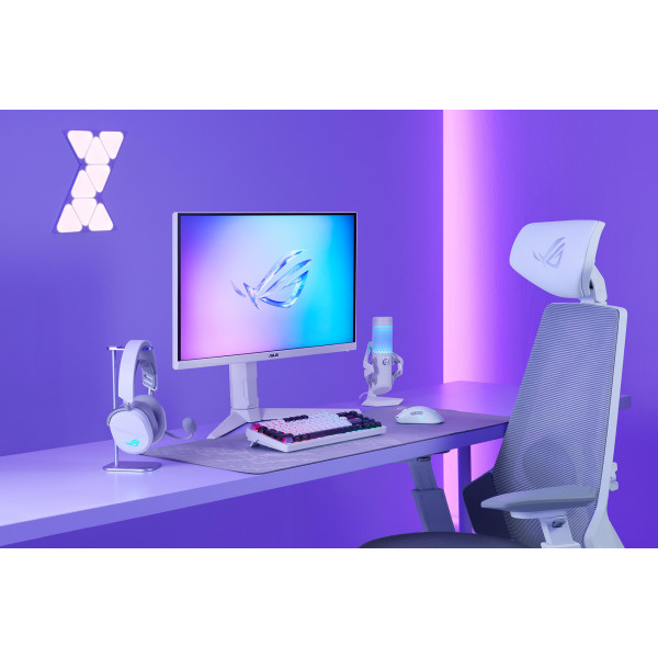 Фото - Гарнітура бездротова ігрова Asus ROG Pelta White (90YH0410-BHUA10)