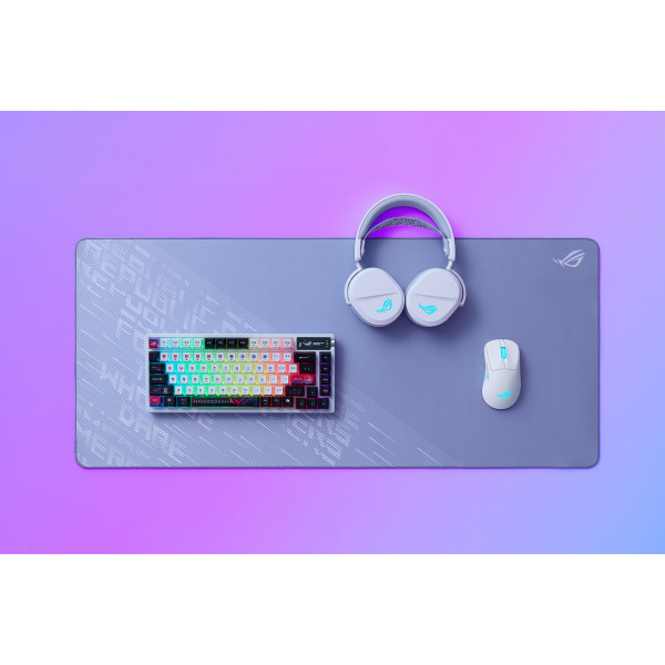 Фото - Гарнітура бездротова ігрова Asus ROG Pelta White (90YH0410-BHUA10)