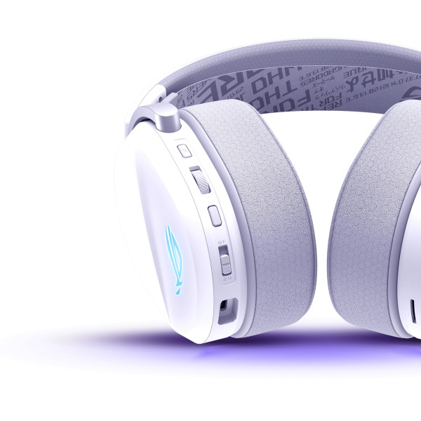 Фото - Гарнітура бездротова ігрова Asus ROG Pelta White (90YH0410-BHUA10)