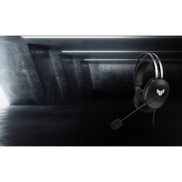 Фото - Гарнітура дротова ігрова Asus TUF Gaming H1 GEN II, USB-A Black (90YH044B-BHUA00)