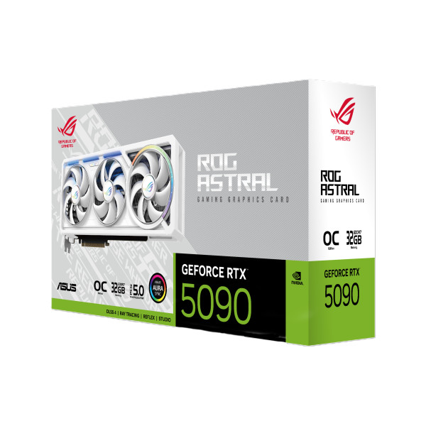 Фото - Відеокарта Asus ROG-ASTRAL-RTX5090-O32G-WHITE (90YV0LWA-M0NA00)