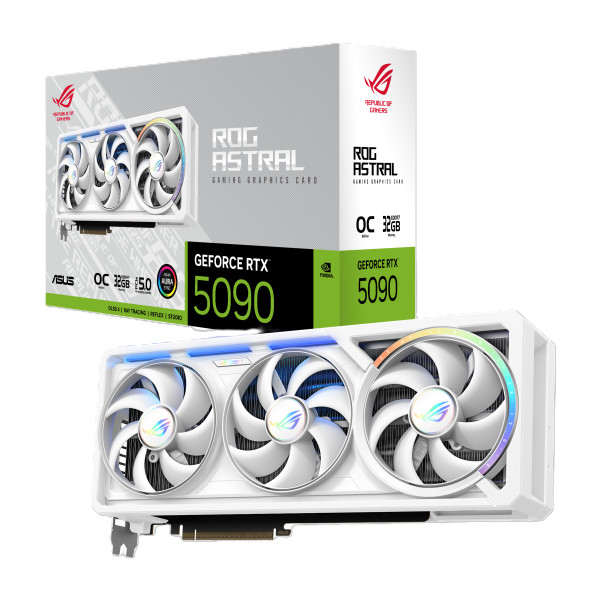 Фото - Відеокарта Asus ROG-ASTRAL-RTX5090-O32G-WHITE (90YV0LWA-M0NA00)