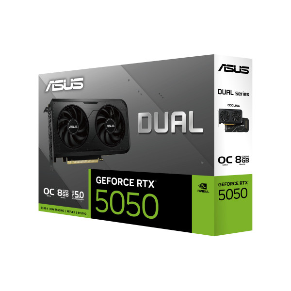 Фото - Відеокарта Asus GeForce RTX 5050 8 GB GDDR6 OC DUAL-RTX5050-O8G