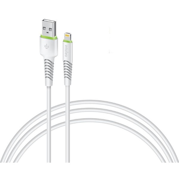 Фото - Кабель Intaleo CBFLEXL1 USB-Lightning 1.2m White (1283126487460)
