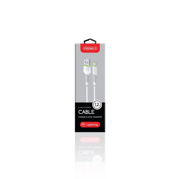 Фото - Кабель Intaleo CBFLEXL1 USB-Lightning 1.2m White (1283126487460)