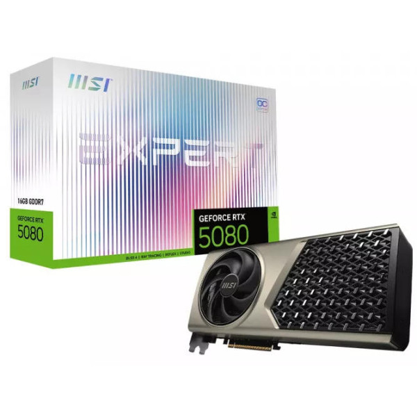 Фото - Відеокарта MSI GeForce RTX 5080 16GB GDDR7 EXPERT OC