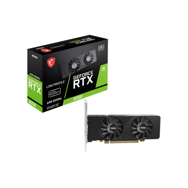 Фото - Видеокарта MSI GeForce RTX 3050 6GB GDDR6 LP E OC (912-V812-213)